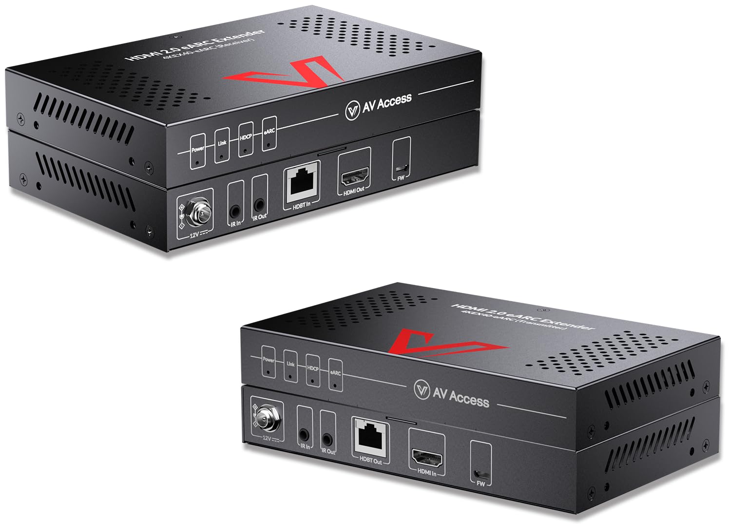 eARC HDMI Extender, 4K@60Hz Over CAT6a/7 Ethernet Cable up